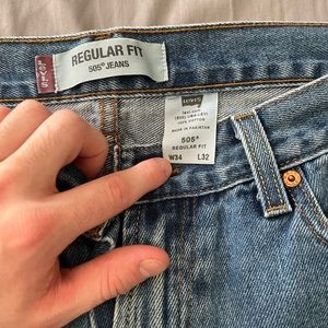VINTAGE Levi 505 Regular 34x32 1990s